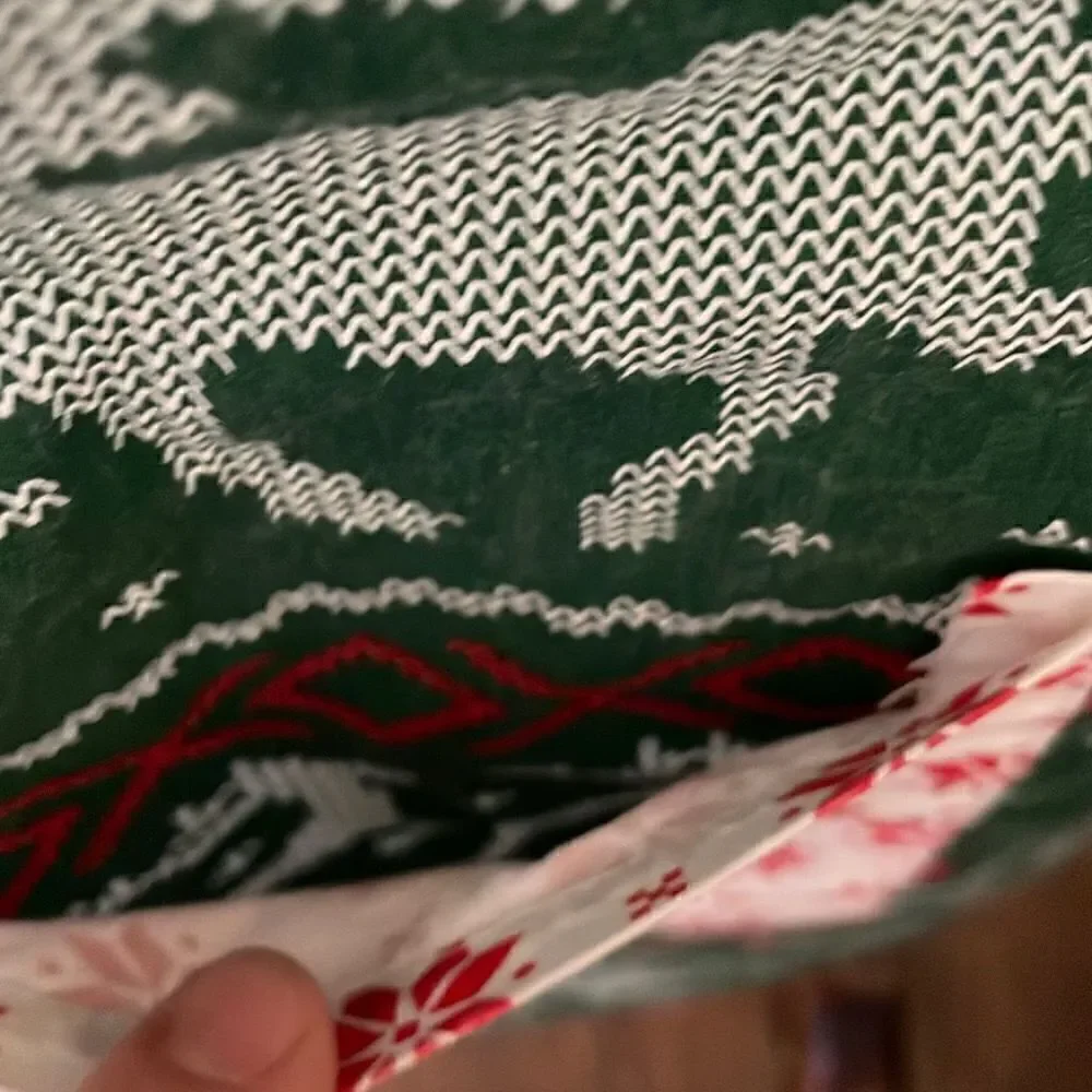 Holiday Cooking Apron - Reindeer Candy Canes Snowflakes and Christmas Trees OS